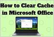 Como desativar o Microsoft Office Document Cache Sync Client